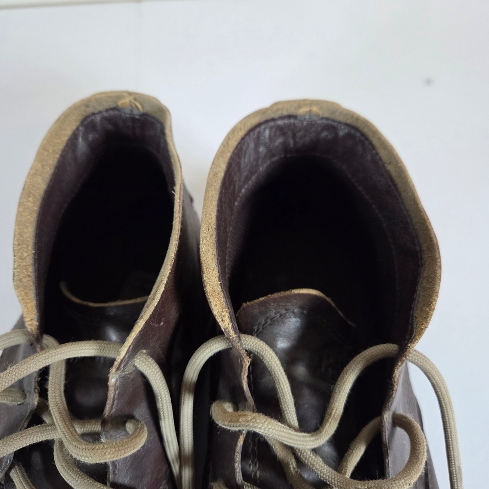 CAT Mens Leather Lace Up Chukka Boots‎ Size 7 Brown Ankle Boots - Picture 4 of 7